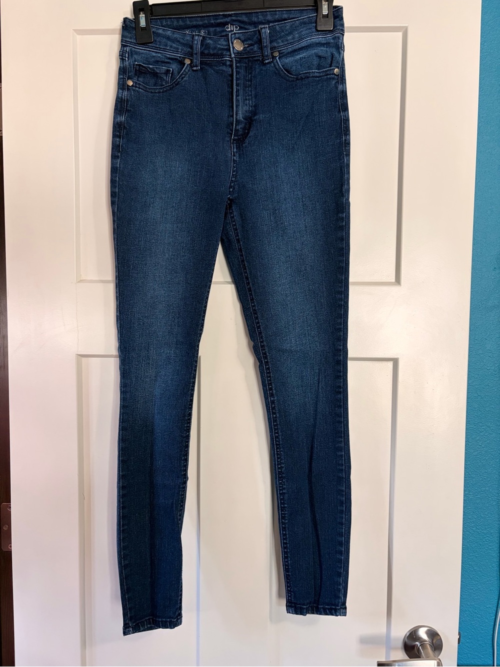 DIP Women’s High-Rise Skinny Jeans - Dark Blue